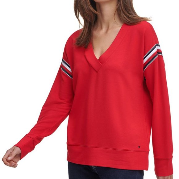 Tommy Hilfiger V neck top NWT - Picture 2 of 2